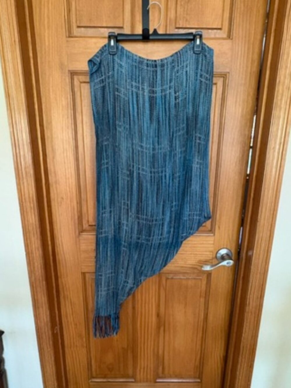 Woven poncho/shawl